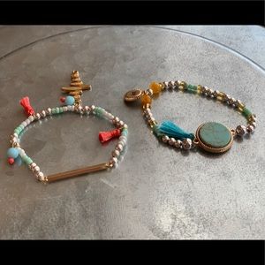 Set of handmade bracelets